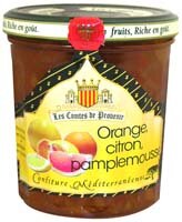 Варенье Comtes de Provence "Апельсин, Лимон и Грейпфрут" 340 г.